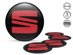 Seat Sticker Silicone Logo Luxury Wheel Decals